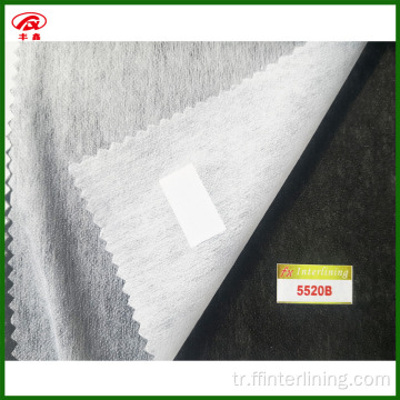 Direkt %50 Naylon %50 Polyester En Ucuz Kağıt Eriyebilir Nonwoven Büzülmeye Dayanıklı Tela